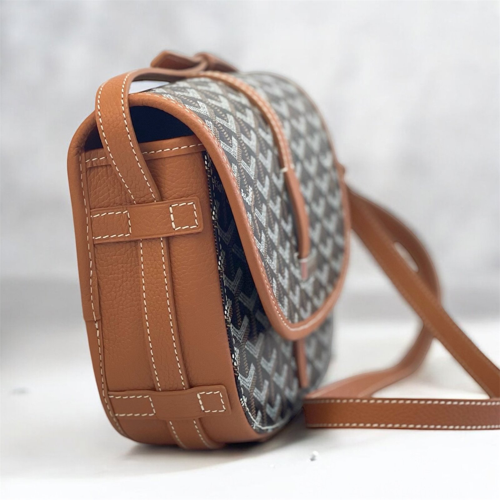 Goyard Goyard Belvedere Bag 郵差包 黑/啡色 PM Size
