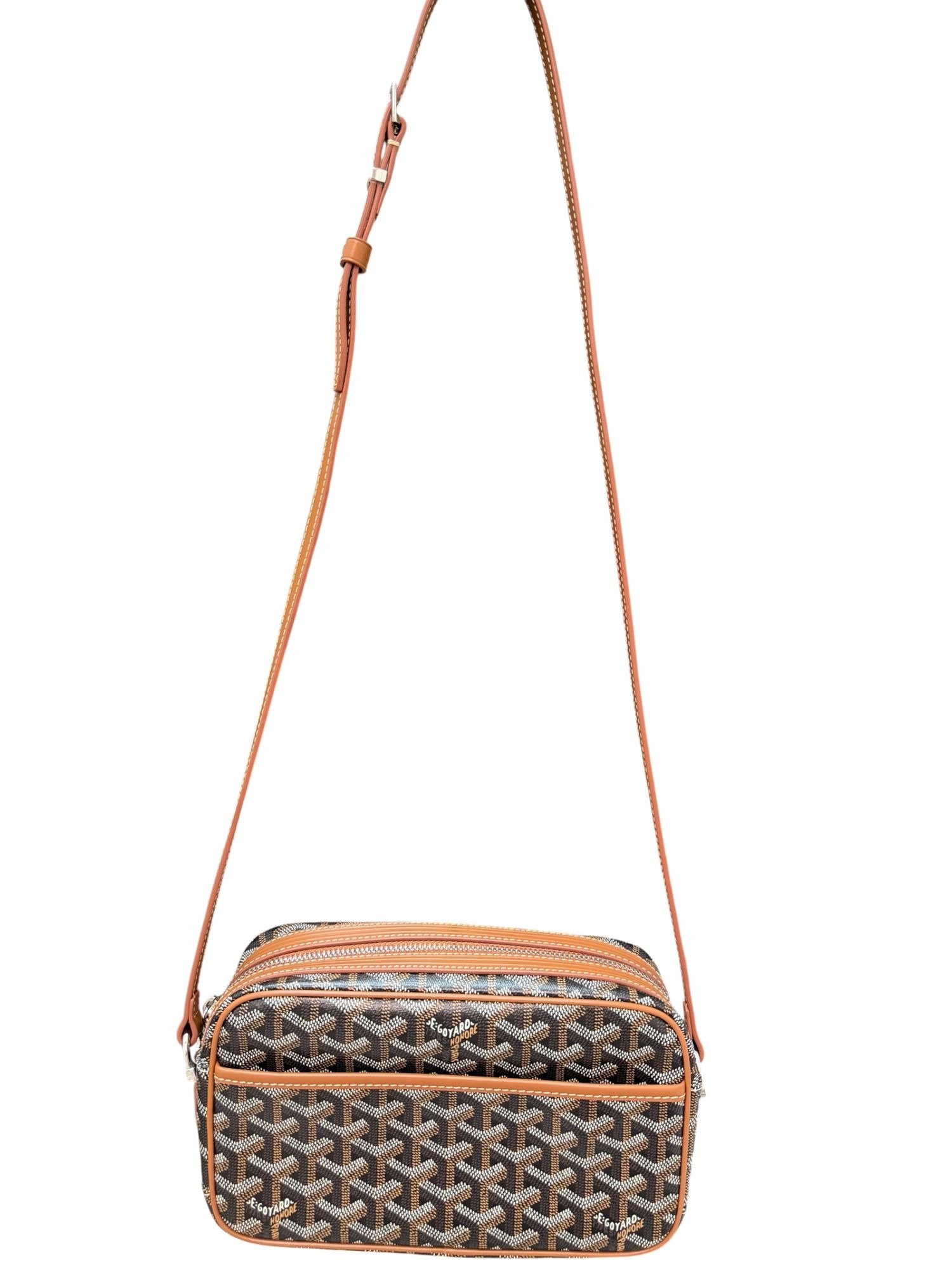 Goyard 99% New Goyard Cap Vert-Tan