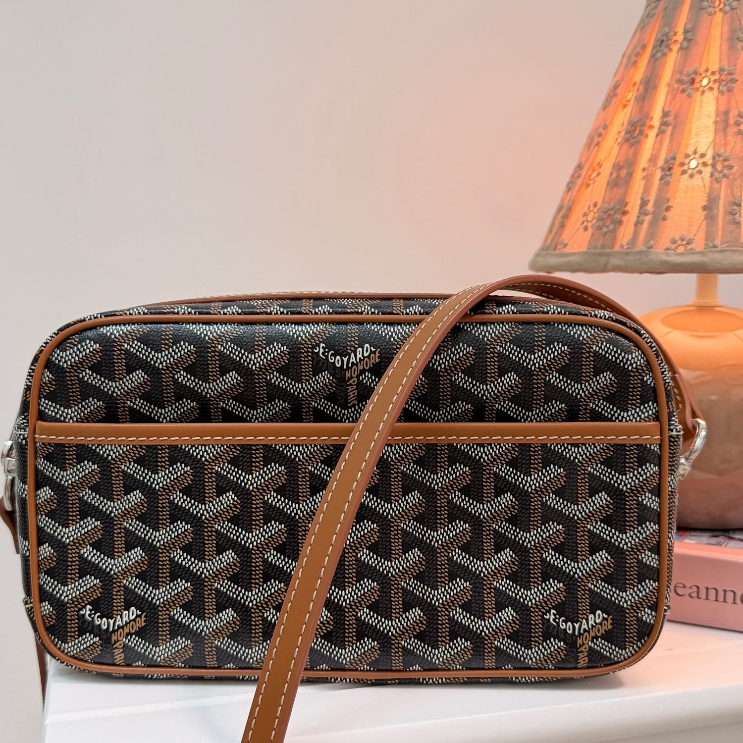Goyard 99% New Goyard Cap Vert-Tan