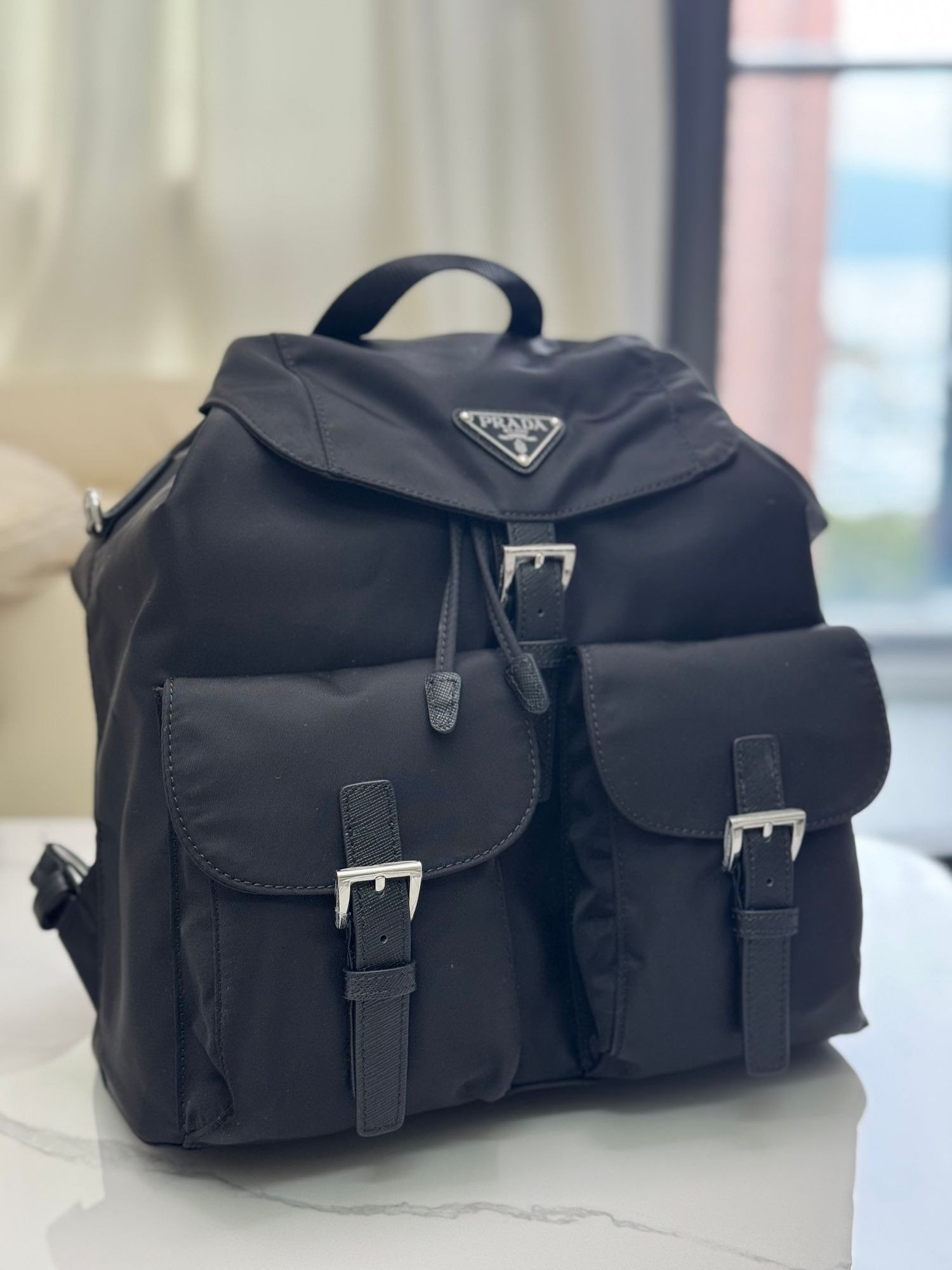 Prada Brand New-Prada Nylon Backpack