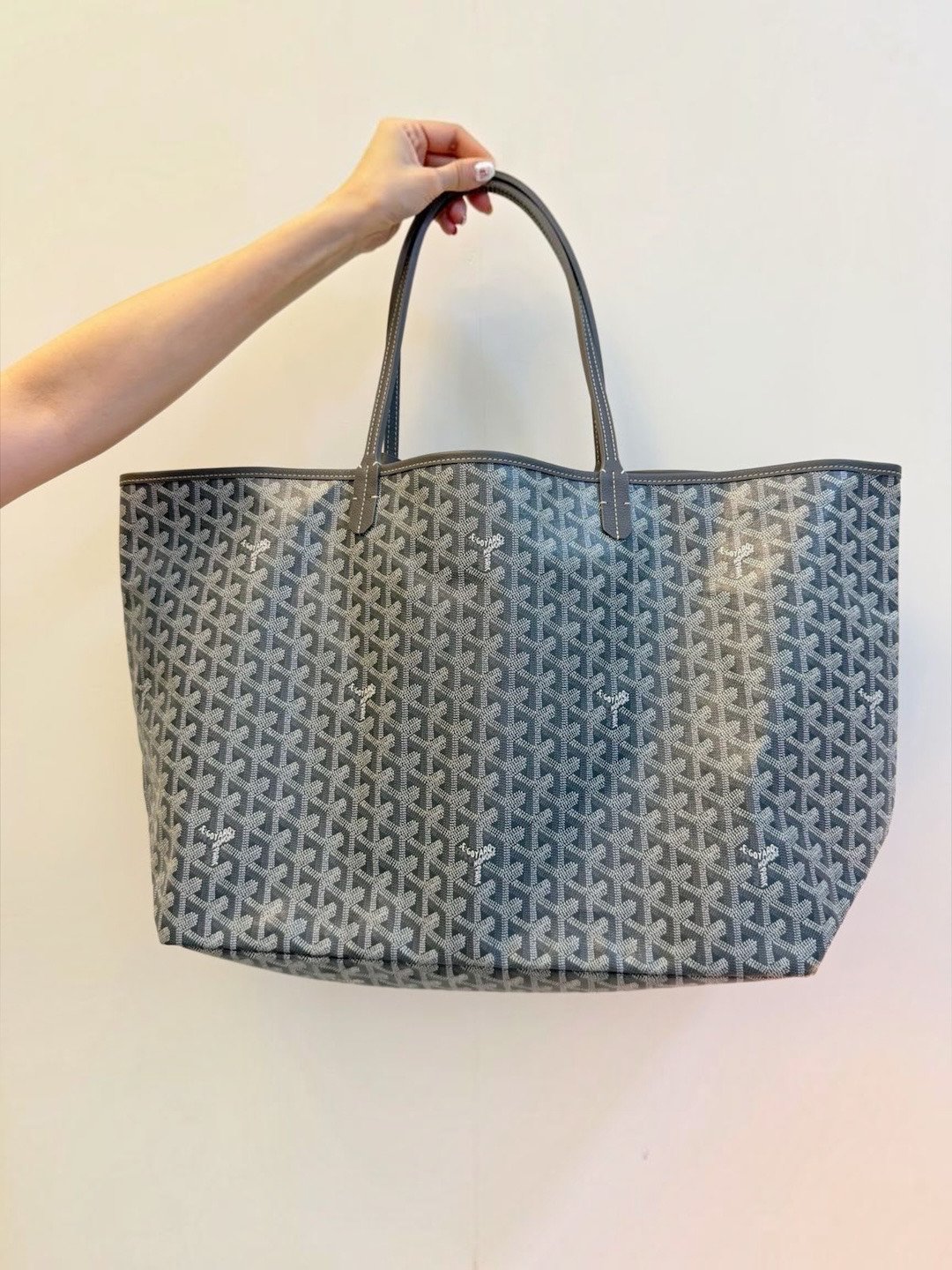 Goyard Goyard St Louis Tote Bag-Grey GM