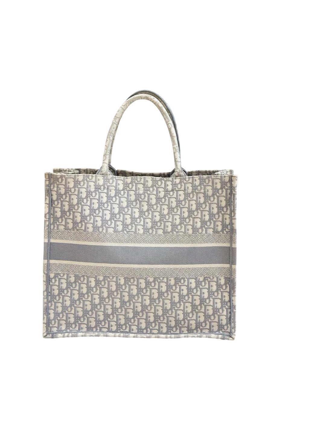 Dior Dior Book Tote-Large Grey