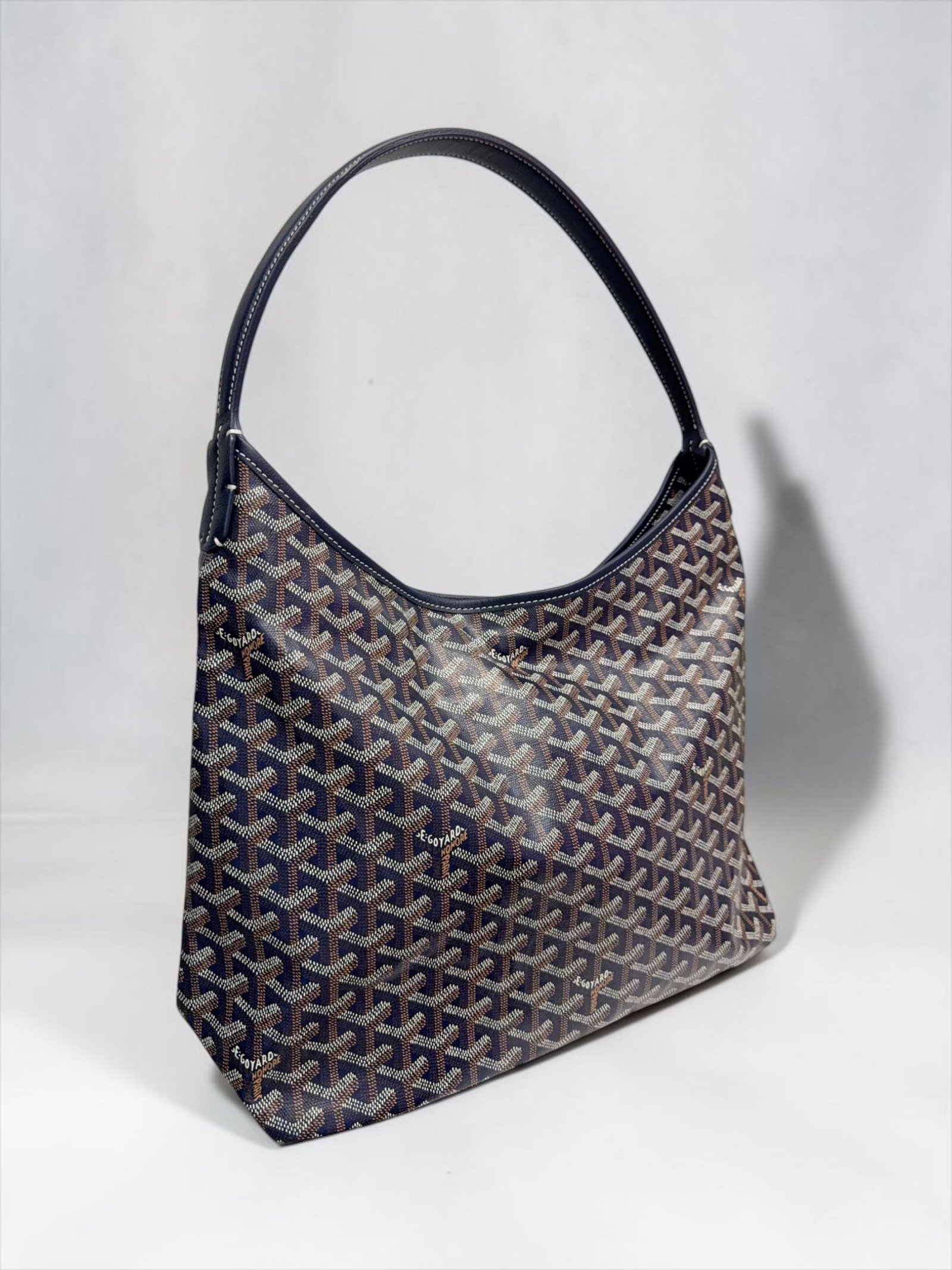 Goyard 95% New-Goyard Hobo Bag Navy Blue
