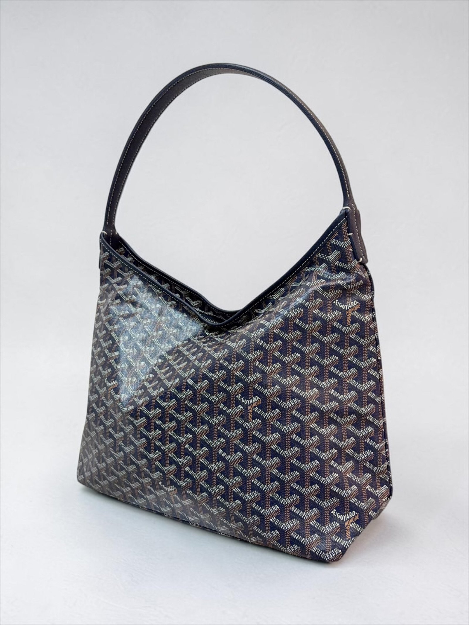Goyard 95% New-Goyard Hobo Bag Navy Blue