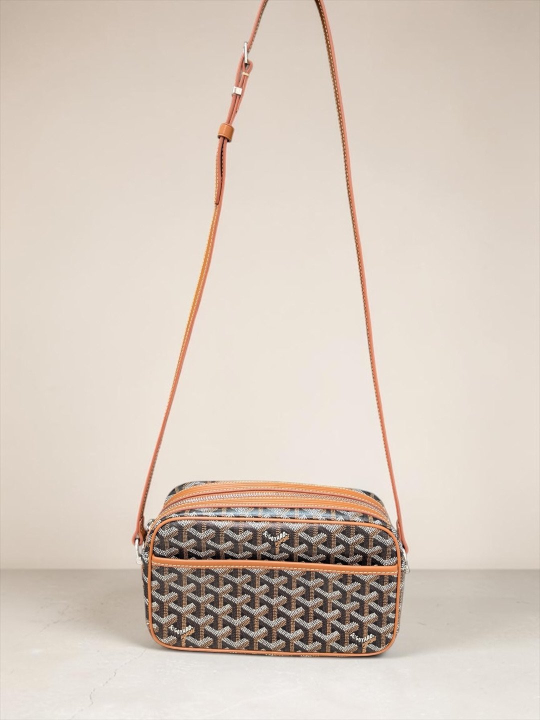 Goyard 99% New Goyard Cap Vert-Tan