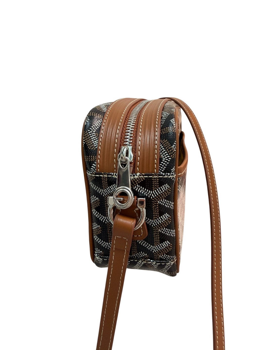 Goyard 99% New Goyard Cap Vert-Tan
