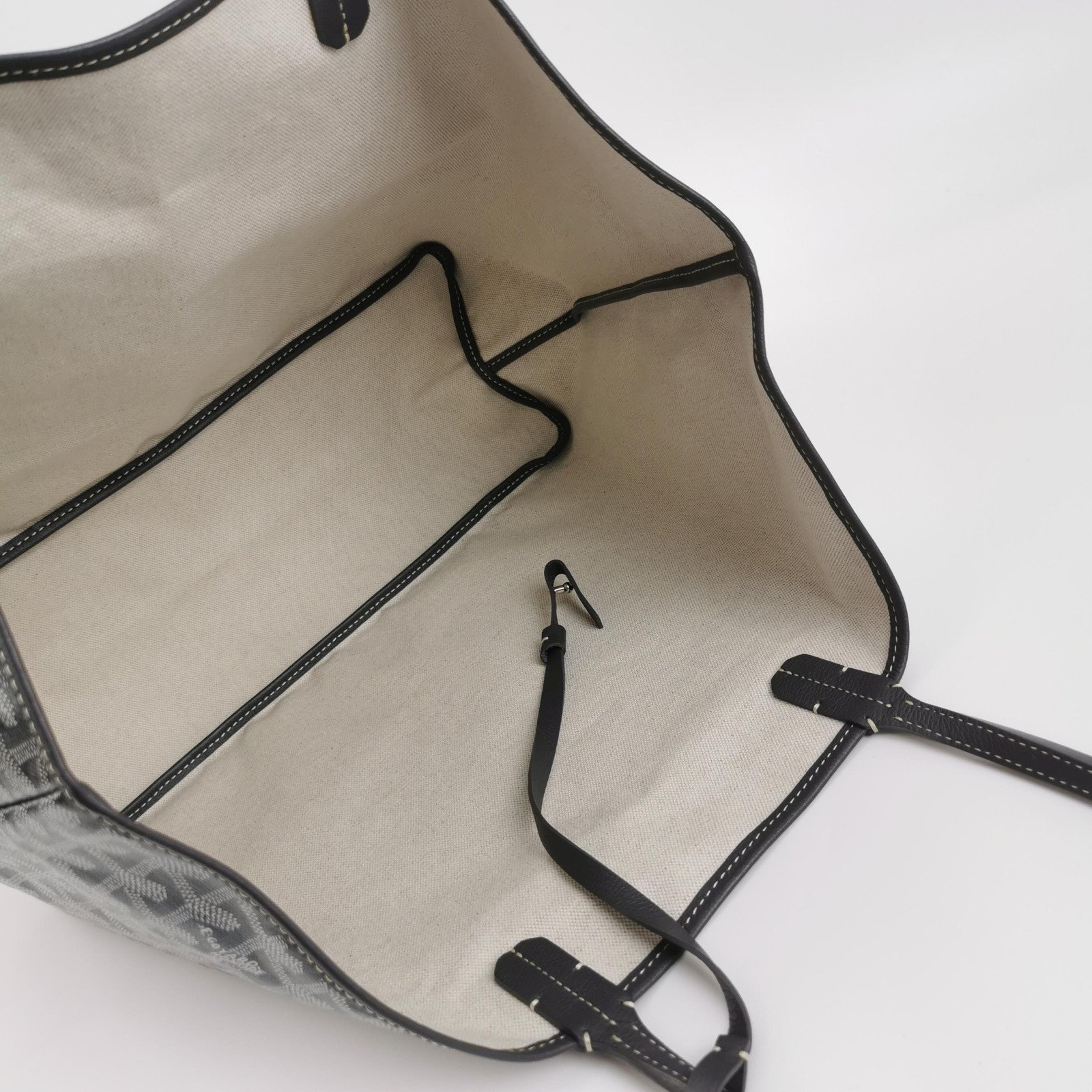 Goyard 95% New Goyard St Louis Tote-PM Grey